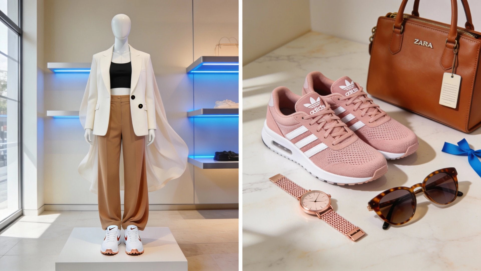 Mode femme premium BirdNova : sneakers Nike, vêtements Zara authentiques