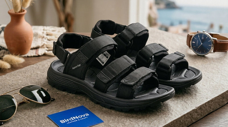Sandles homme Nike Adidas cuir premium été Algérie BirdNova