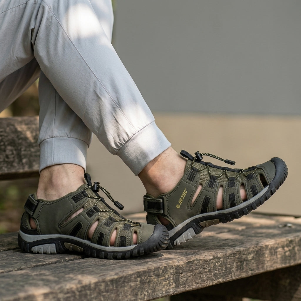 Hi-tec Cove Sport Military Olive Black — qualité qui dure