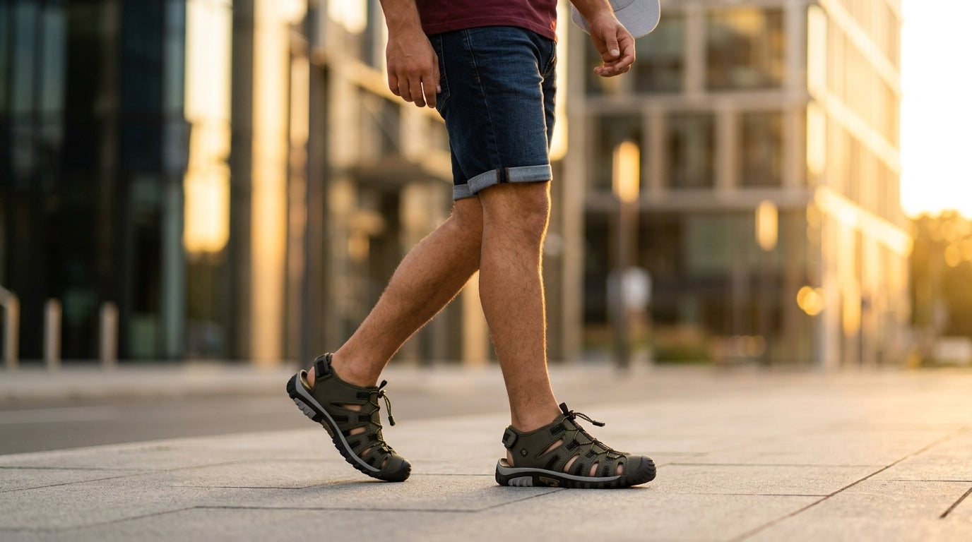 Sandales Hi-tec Cove Sport Military Olive-black look complet hommes - BirdNova Algérie