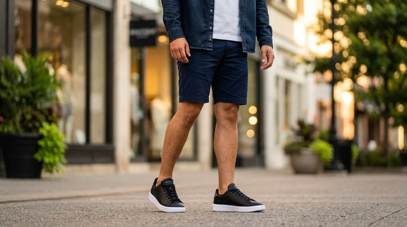 Baskets Adidas Advantage 2.0 porté en contexte urbain hommes - BirdNova Algérie