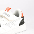 Hi-Tec XT135 enfant blanc & orange vue profil — basket originale BirdNova Algérie
