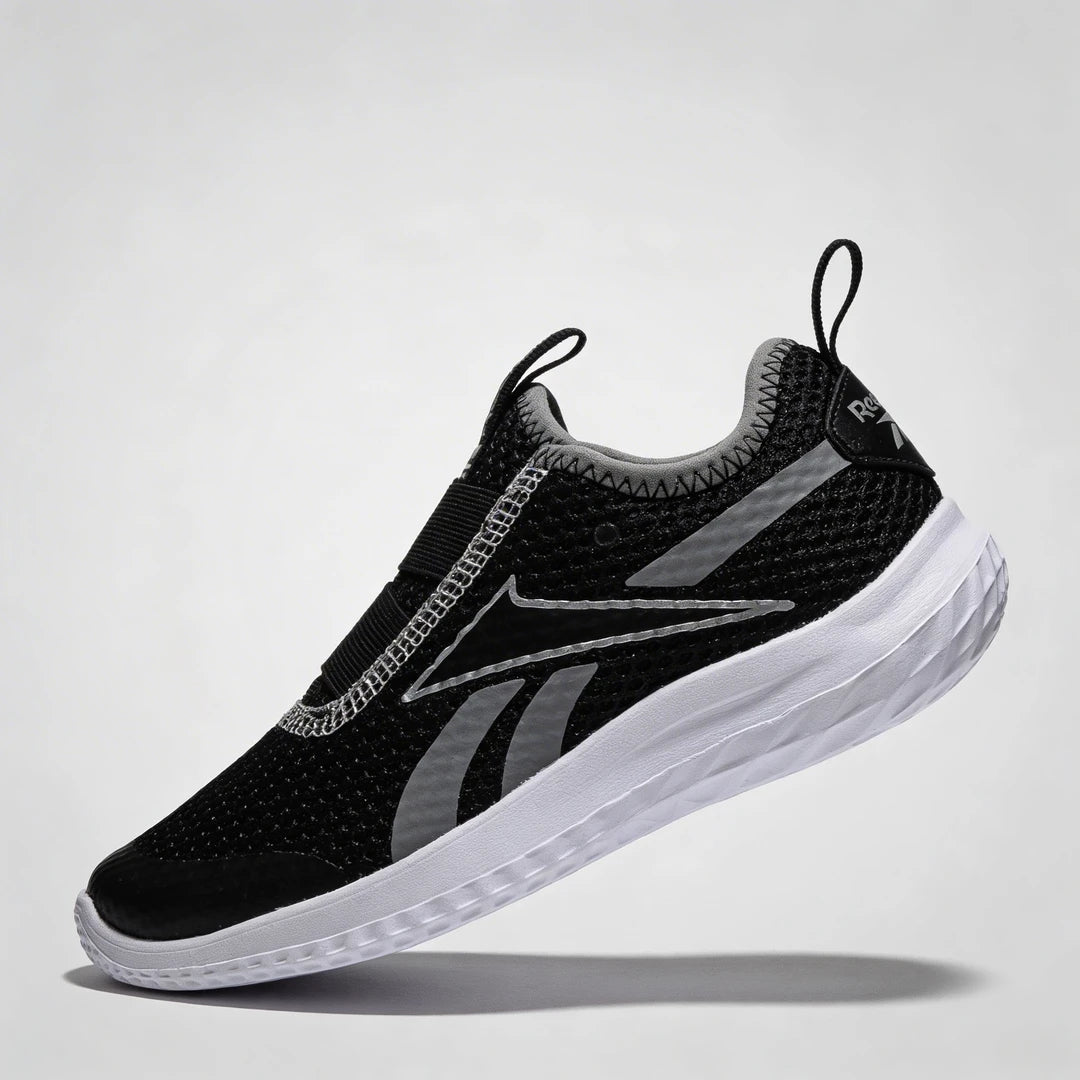Baskets Enfant et Bébé Reebok Reebok Rush Runner Slip On profil droit fond studio - BirdNova Algérie
