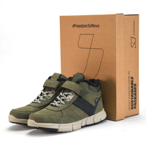 Baskets Enfant et Bébé Safety jogger Shoes vue de face avec boîte - BirdNova Algérie