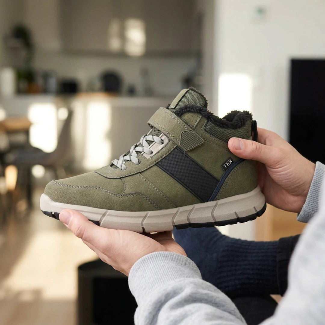 Baskets Enfant et Bébé Safety jogger Shoes détail produit en situation - BirdNova Algérie