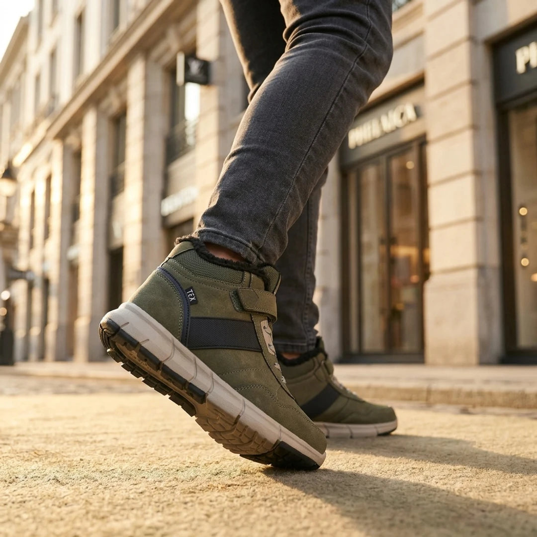 Baskets Enfant et Bébé Safety jogger Shoes vue de face en situation - BirdNova Algérie