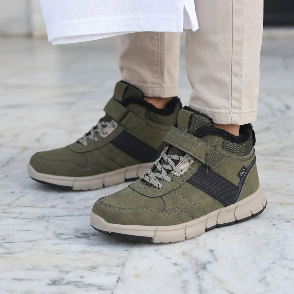Baskets Enfant et Bébé Safety jogger Shoes vue de dessus en situation - BirdNova Algérie