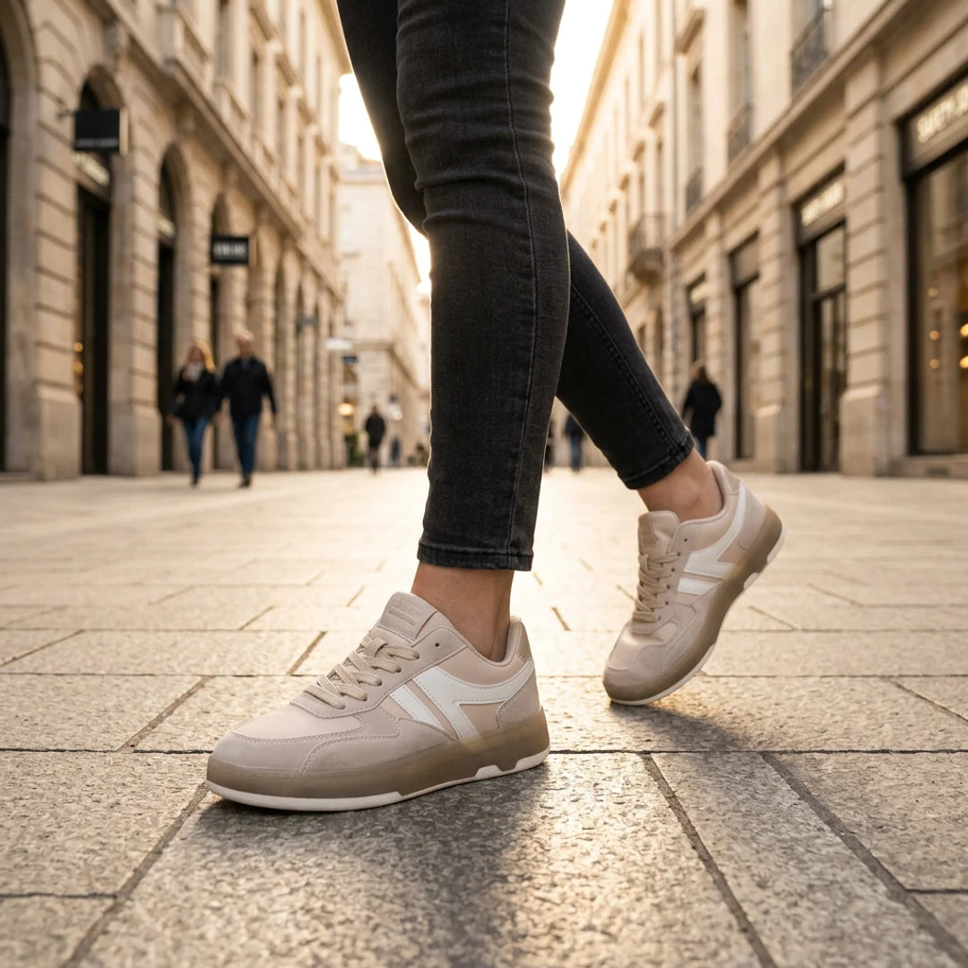 Baskets Femmes Safety jogger Shoes vue de face en situation - BirdNova Algérie