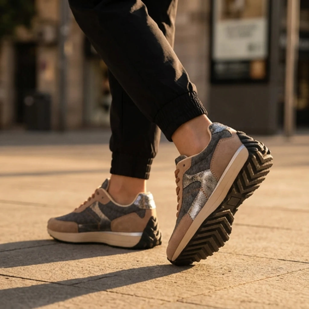 Baskets Femmes Safety jogger Shoes profil droit en situation - BirdNova Algérie