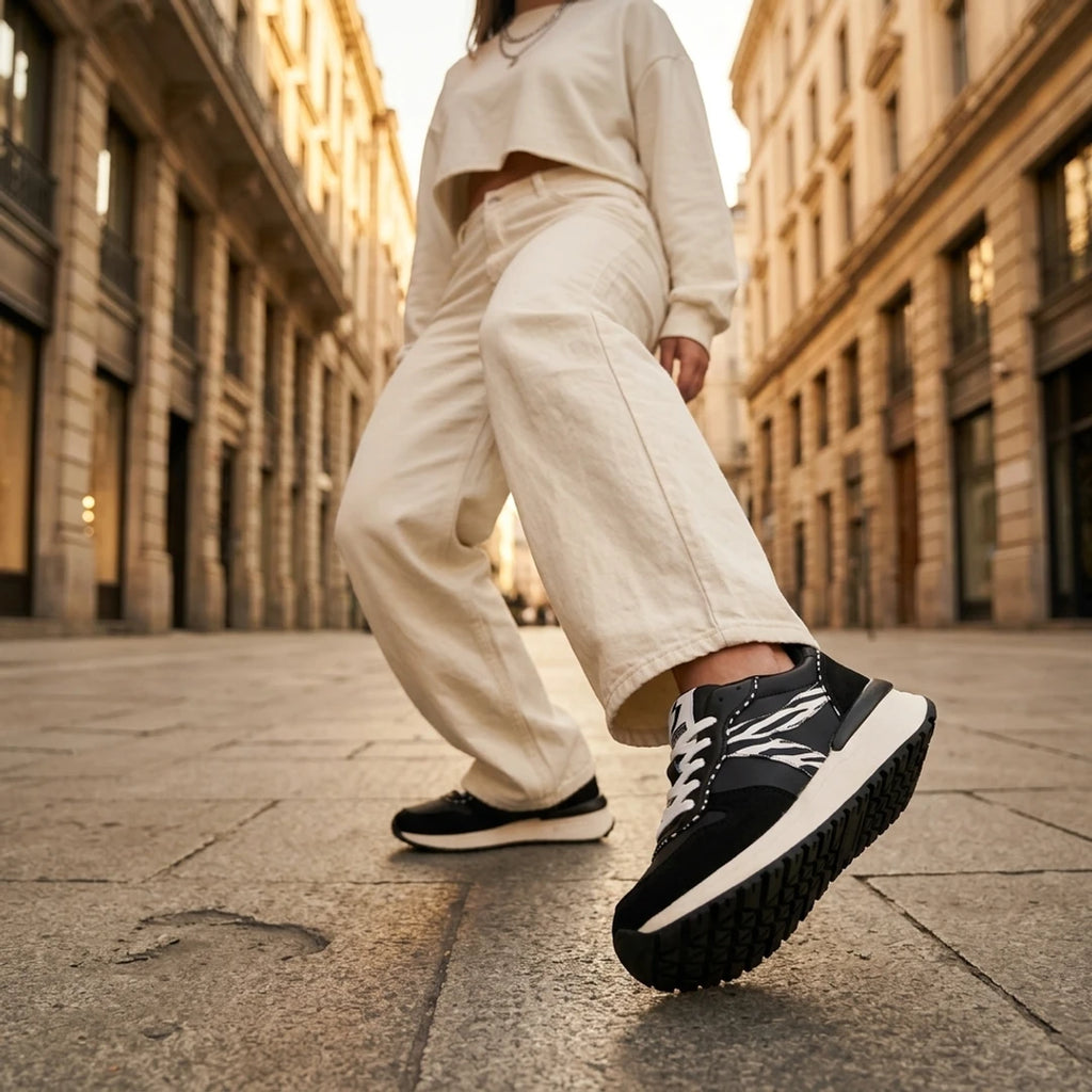 Baskets Femmes Safety jogger Shoes vue de face en situation - BirdNova Algérie