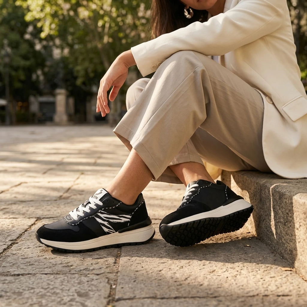 Baskets Femmes Safety jogger Shoes vue trois-quarts en situation - BirdNova Algérie