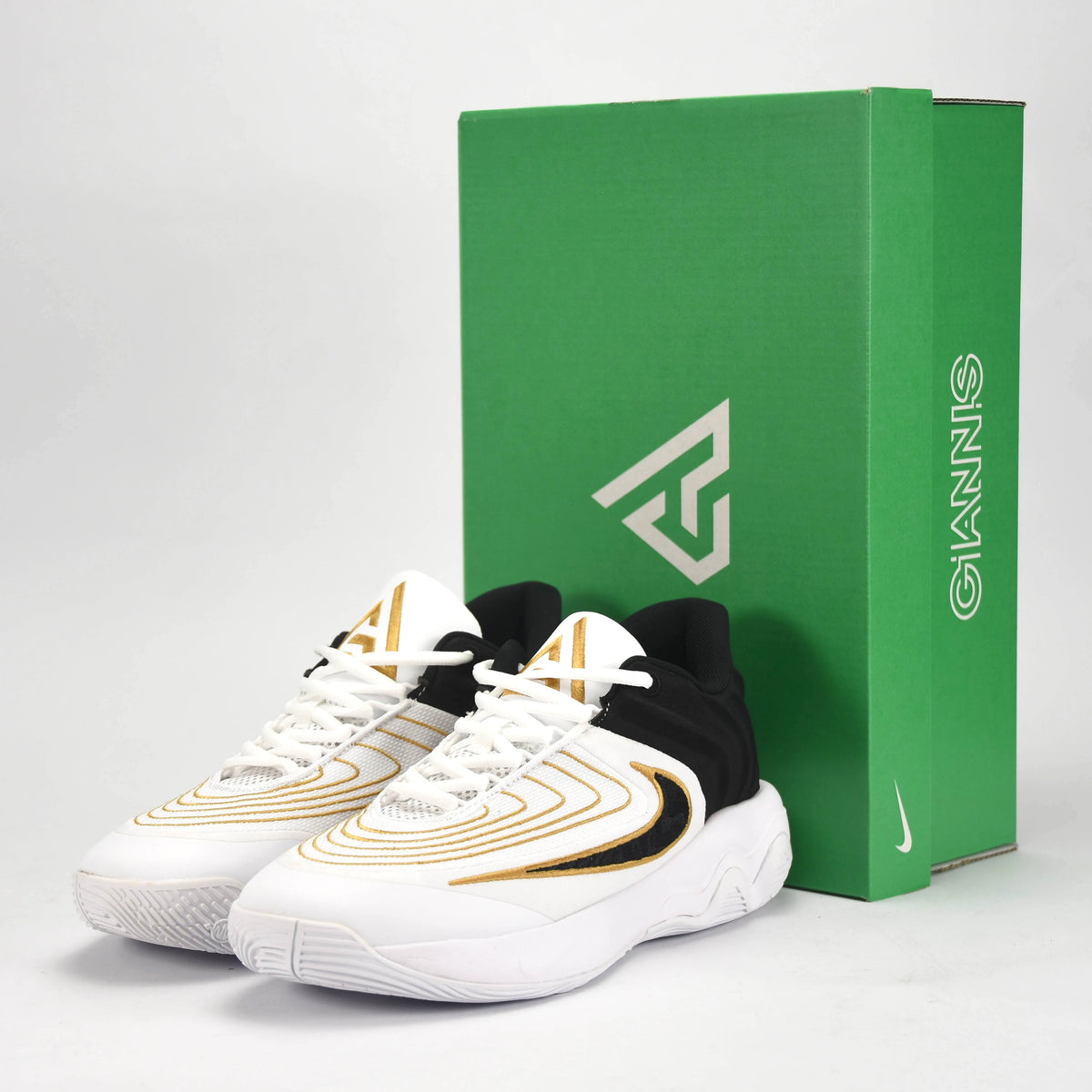 Nike Giannis Immortality 4 Blanc/Or/Noir — original BirdNova Algérie