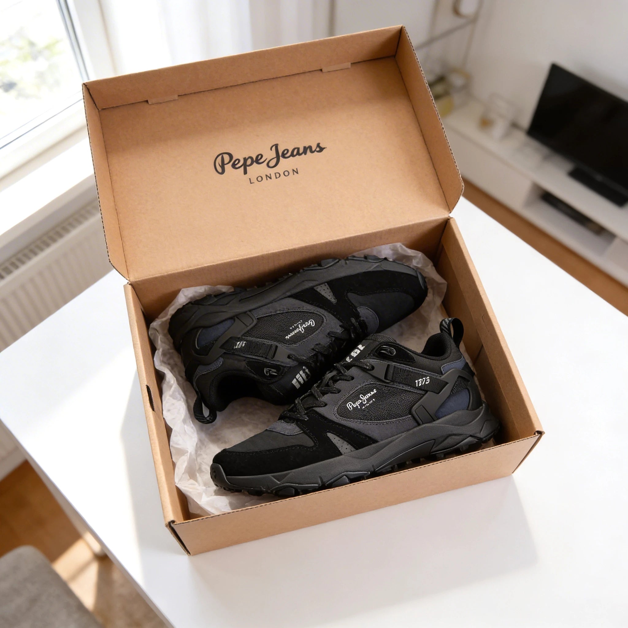 Baskets Pepe jeans Shoes déballage authentique hommes - BirdNova Algérie