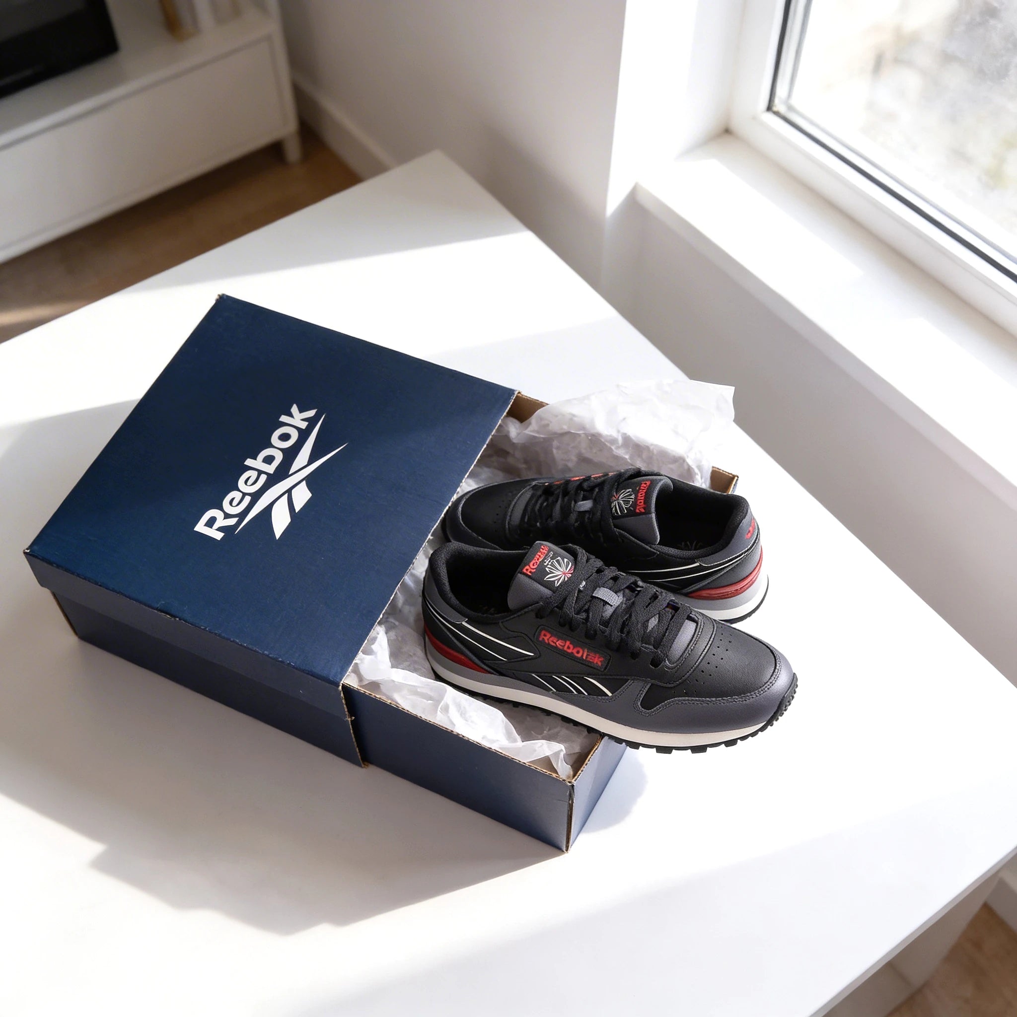 Baskets Reebok Basket  Classic Leather Clip déballage authentique hommes - BirdNova Algérie