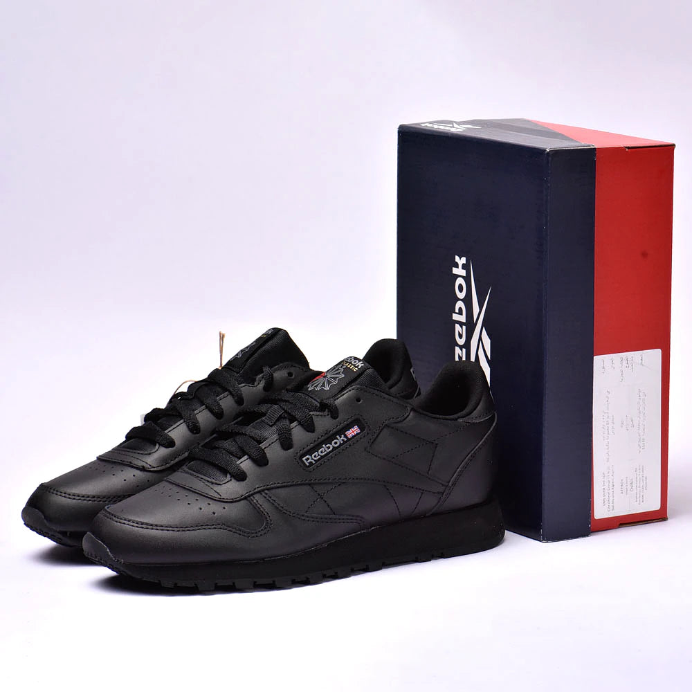 Baskets Hommes Reebok Classic Leather vue de face avec boîte - BirdNova Algérie