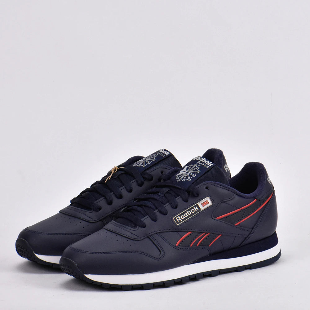 Baskets Hommes Reebok REEBOK CLASSIC LEATHER NAVY/NAVY/WHITE vue de dessus - BirdNova Algérie