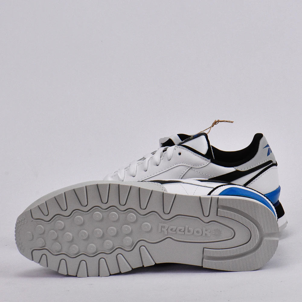 Baskets Hommes Reebok Classic Leather Clip Ftwwht/Purgry/Vecb vue de la semelle extérieure - BirdNova Algérie