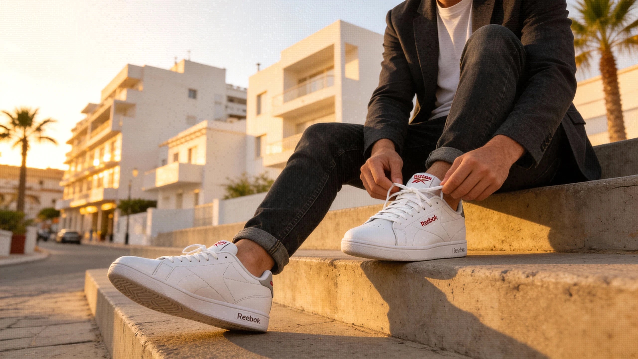Baskets Reebok Court Clean look complet hommes - BirdNova Algérie