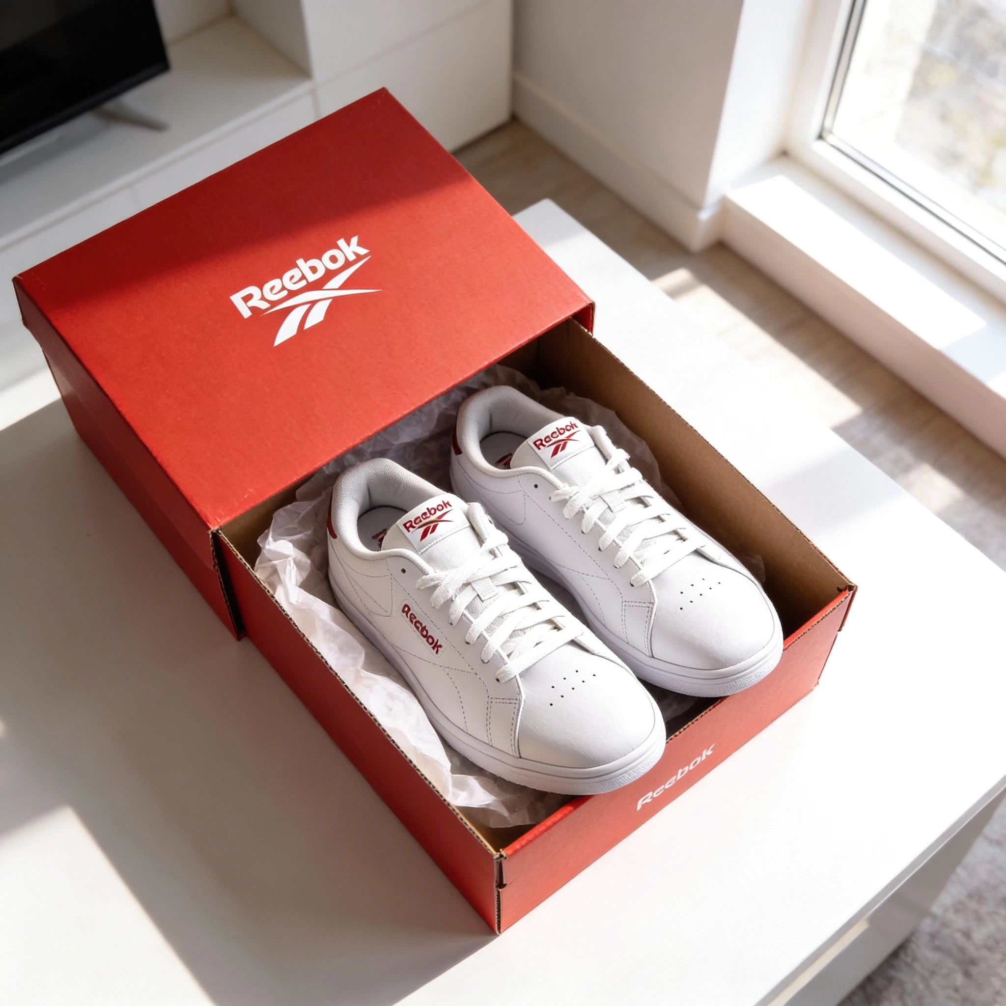 Baskets Reebok Court Clean déballage authentique hommes - BirdNova Algérie