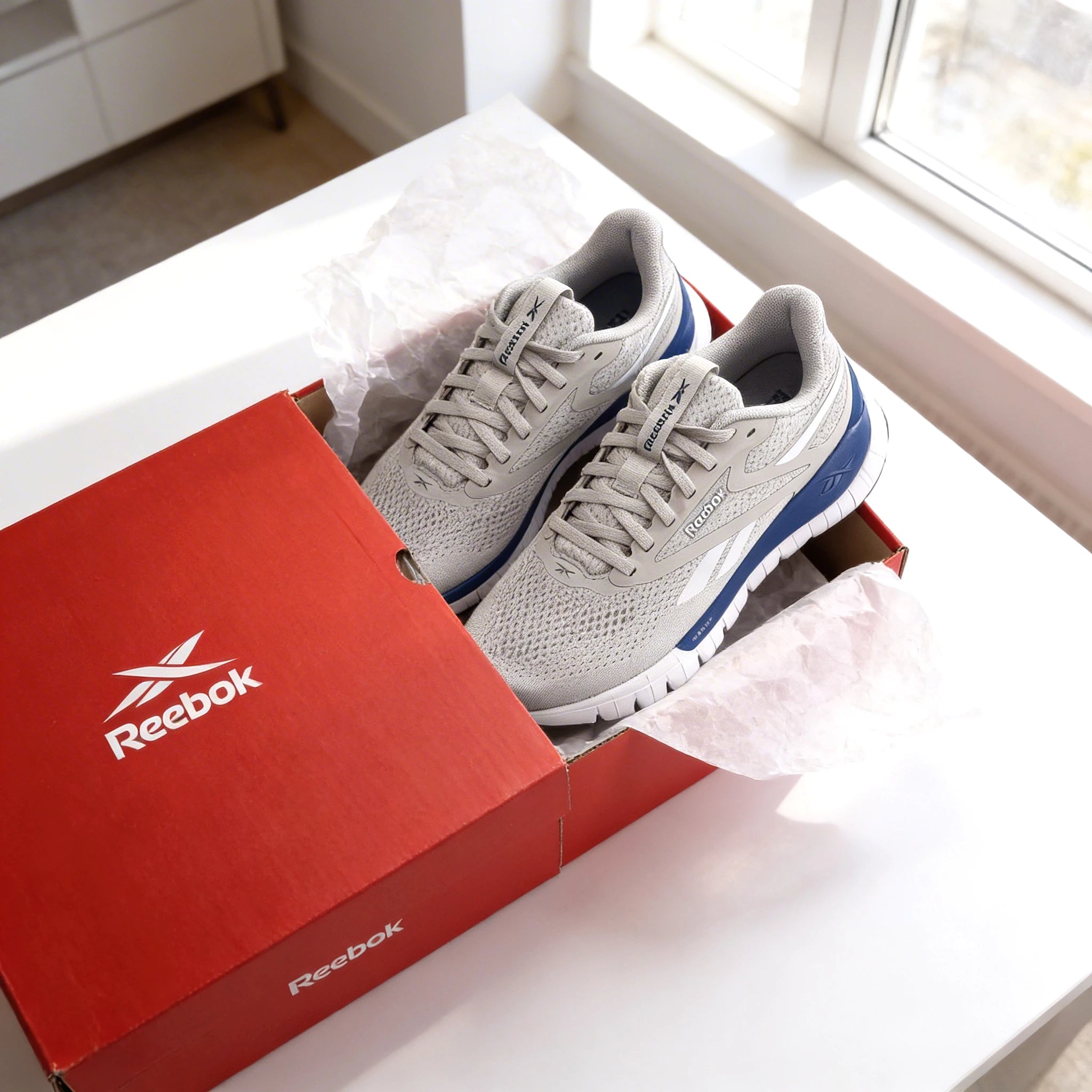 Baskets Reebok Flex Trainer déballage authentique hommes - BirdNova Algérie