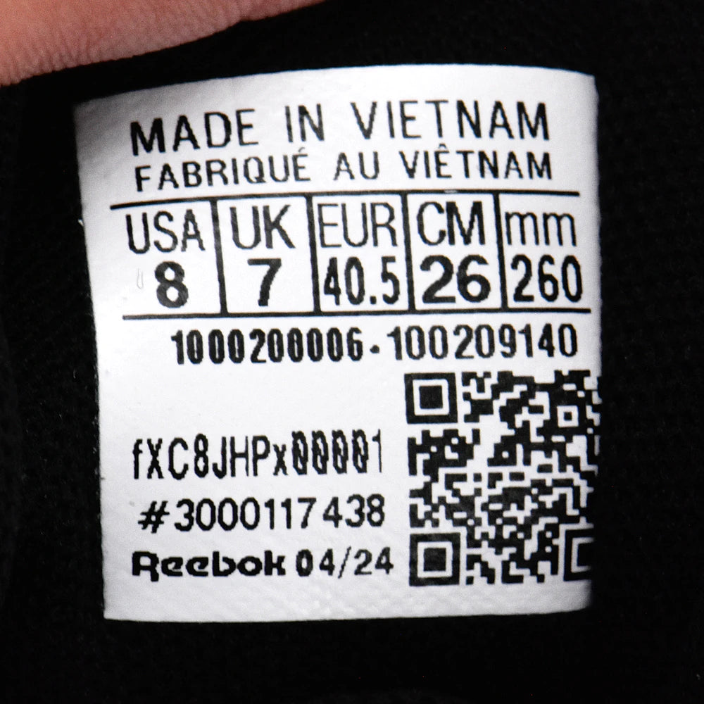Étiquette de taille des Baskets Hommes Reebok Ramble Black/Black/Grey5 - BirdNova Algérie