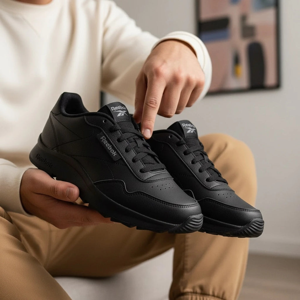 Baskets Hommes Reebok Ramble Black/Black/Grey5 détail produit en situation - BirdNova Algérie