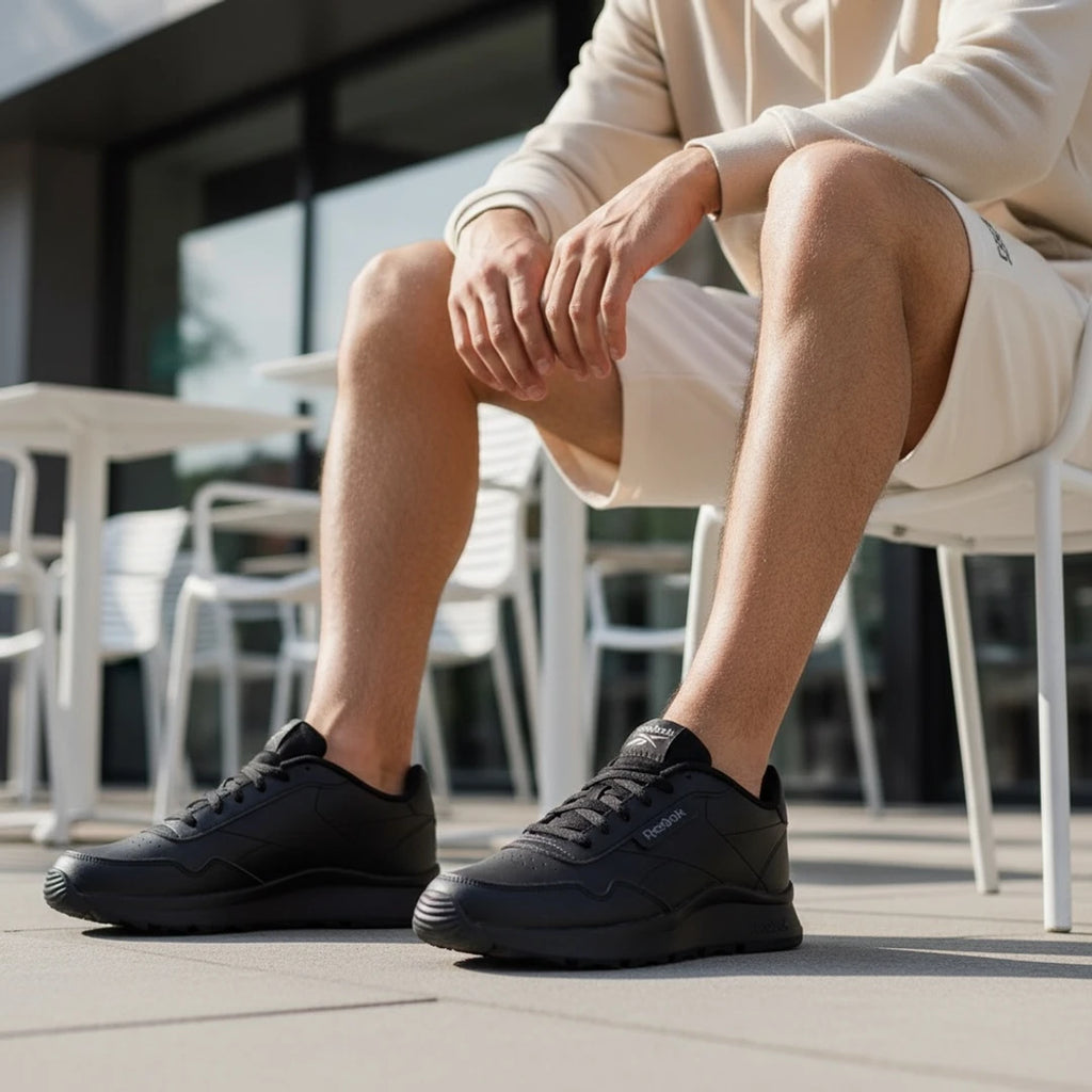 Baskets Hommes Reebok Ramble Black/Black/Grey5 vue trois-quarts en situation - BirdNova Algérie