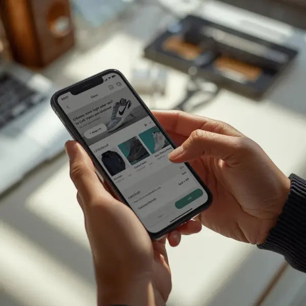 Étape 1 commande BirdNova - Ajout au panier et validation sur smartphone