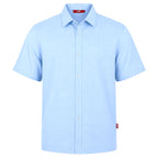 Depart Chemise En Lin Bleu Ciel Homme — vue de face, original BirdNova Algérie