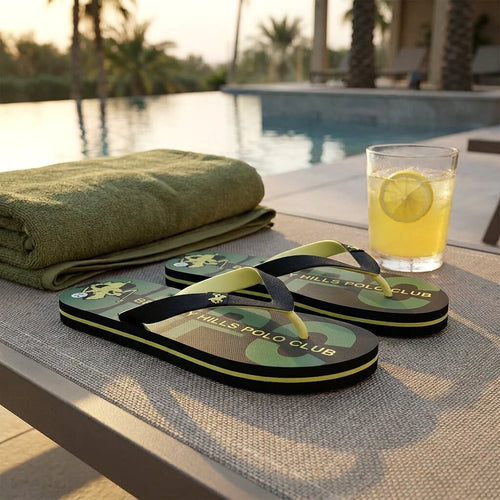 Beverly Hills Polo Club Claquette Allover Vert - vue 4 | BirdNova
