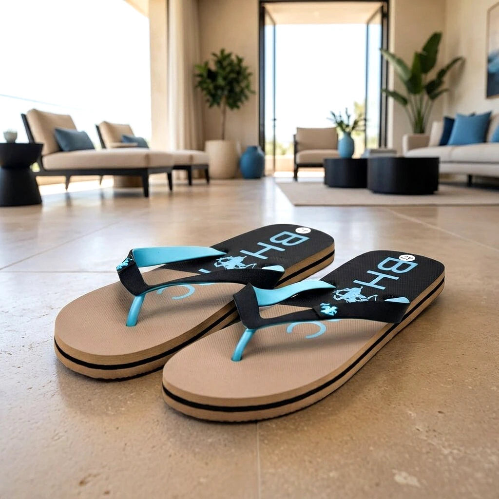 Beverly Hills Polo Club Claquette Wordmark Noir - vue 6 | BirdNova