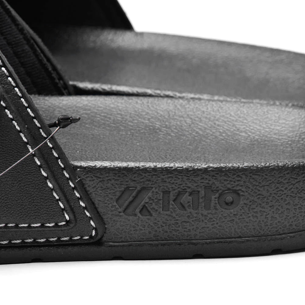 Kito Claquette Noire Homme - detail texture, original BirdNova Algerie