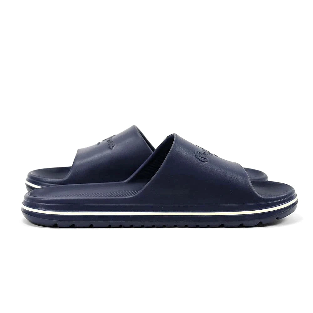 Pepe Jeans Beach Slide Bleu Marine vue de profil unique - BirdNova Algerie