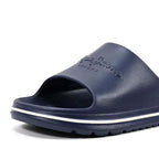 Pepe Jeans Beach Slide Bleu Marine detail logo - BirdNova Algerie