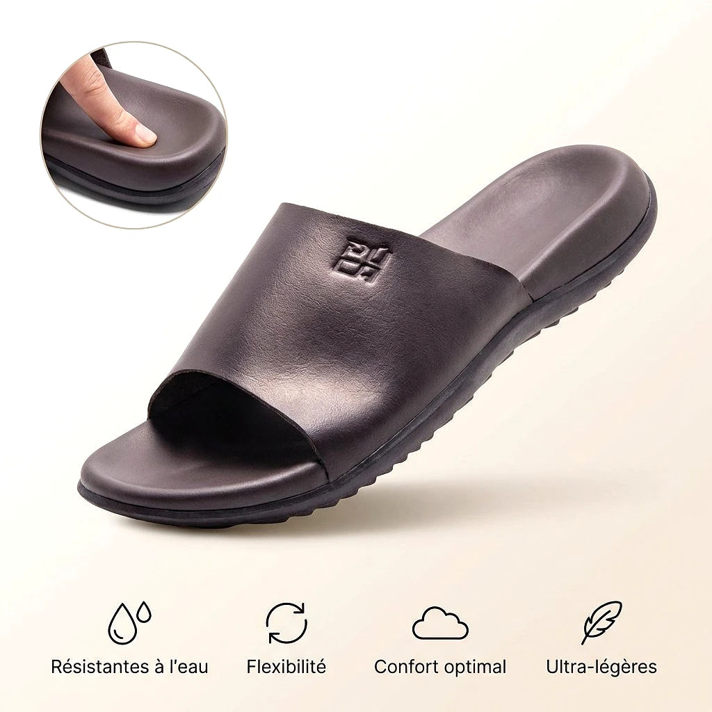 Puca Crater Brown — claquette original BirdNova Algérie