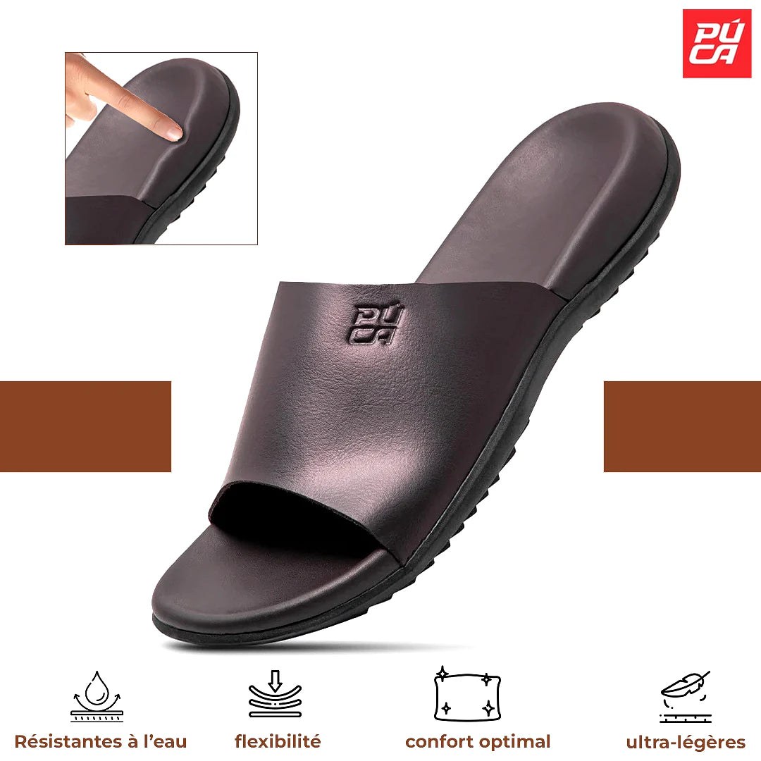 Puca Crater Brown — claquette original BirdNova Algérie