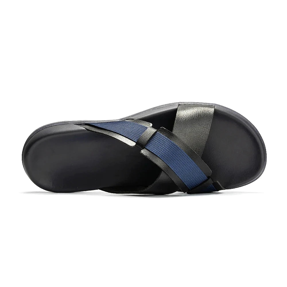 Puca Royal Slider 02 Noir/Bleu — sandale original BirdNova Algérie