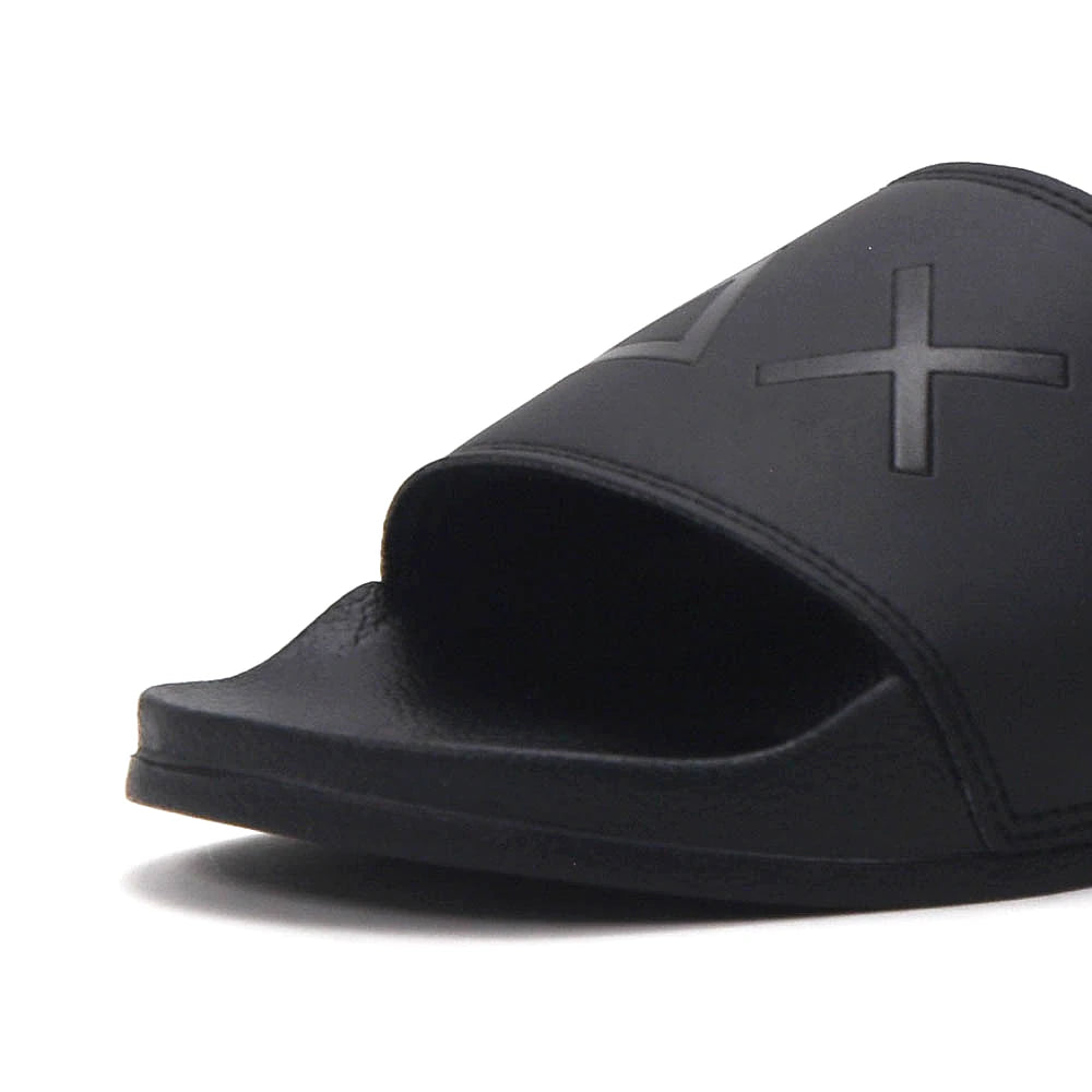 Sun68 Logo Black Slippers — claquette original BirdNova Algérie