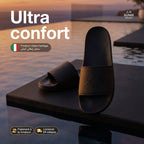 Sun68 Logo Black Slippers — claquette original BirdNova Algérie