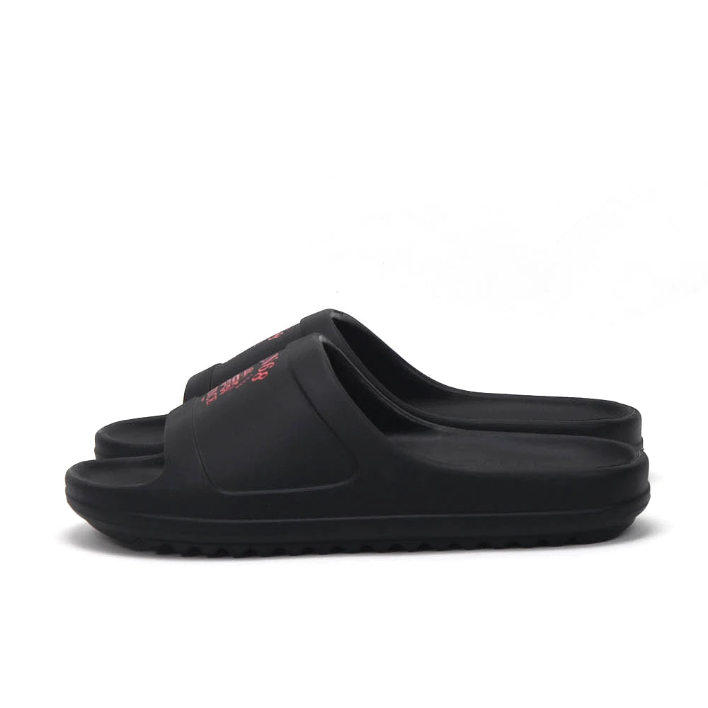 Sun68 Slippers Monoblock Noir — vue laterale, original BirdNova Algerie