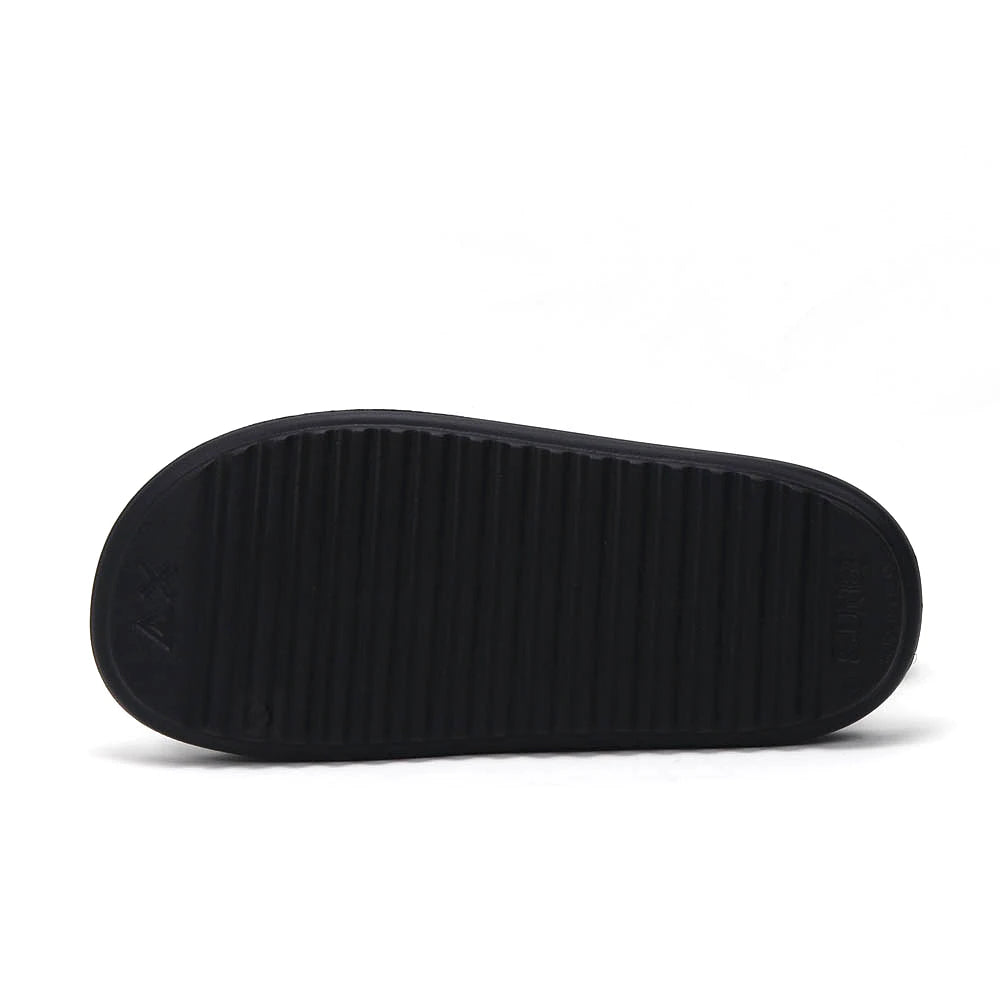 Sun68 Slippers Monoblock Noir — detail texture, original BirdNova Algerie