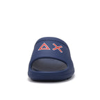 Sun68 Slippers Monoblock Bleu Marine Symbole — claquette original BirdNova Algérie