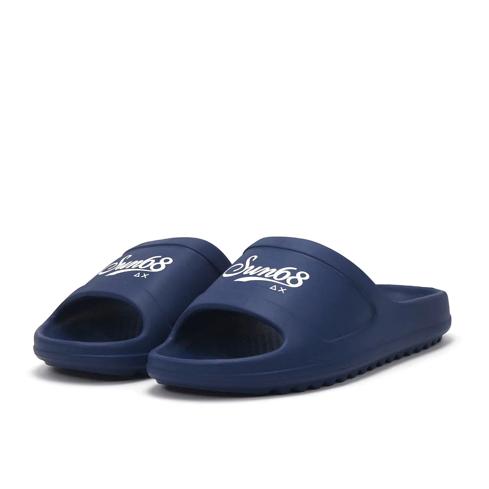 Sun68 Slippers Monoblock Bleu Marine — claquette original BirdNova Algérie