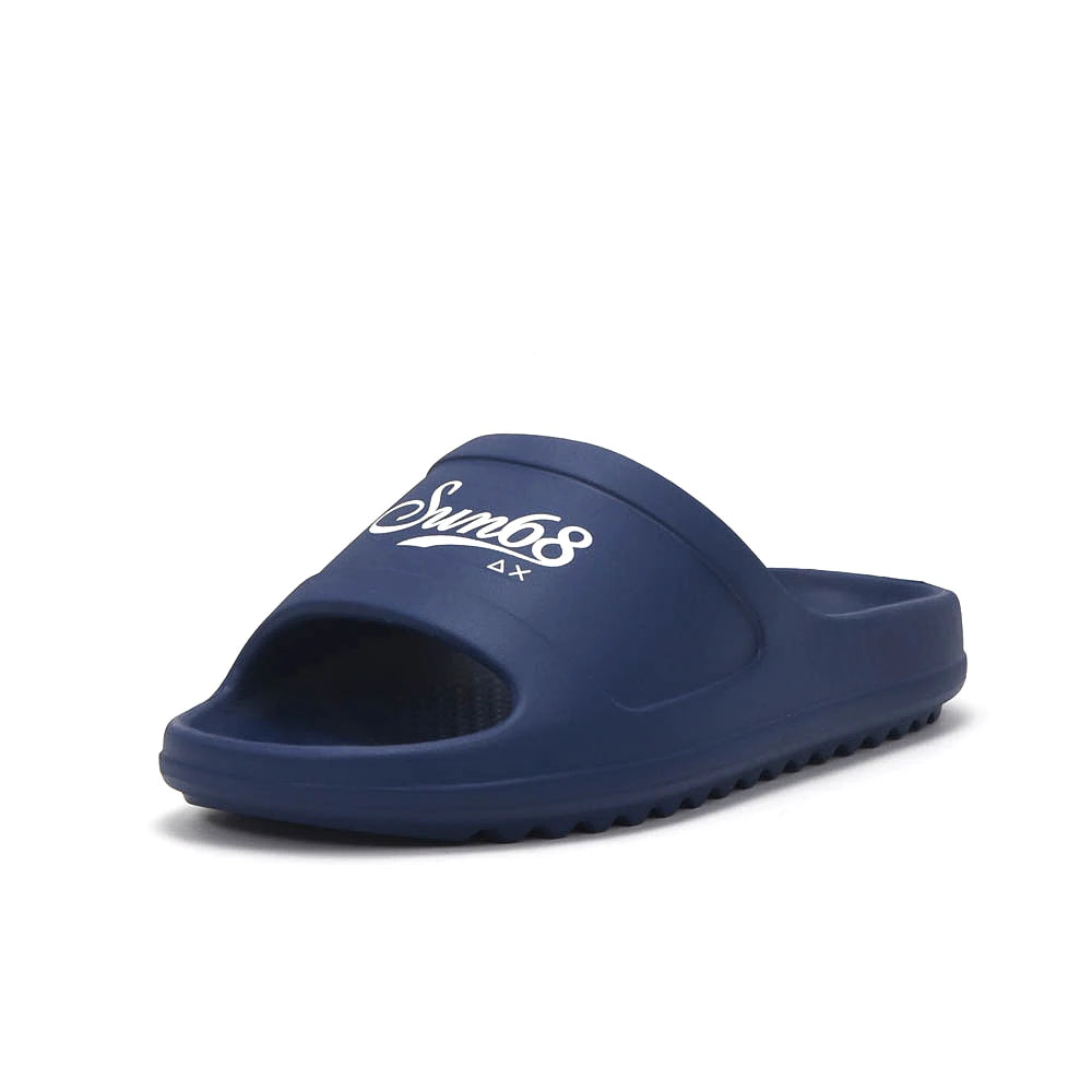 Sun68 Slippers Monoblock Bleu Marine — claquette original BirdNova Algérie