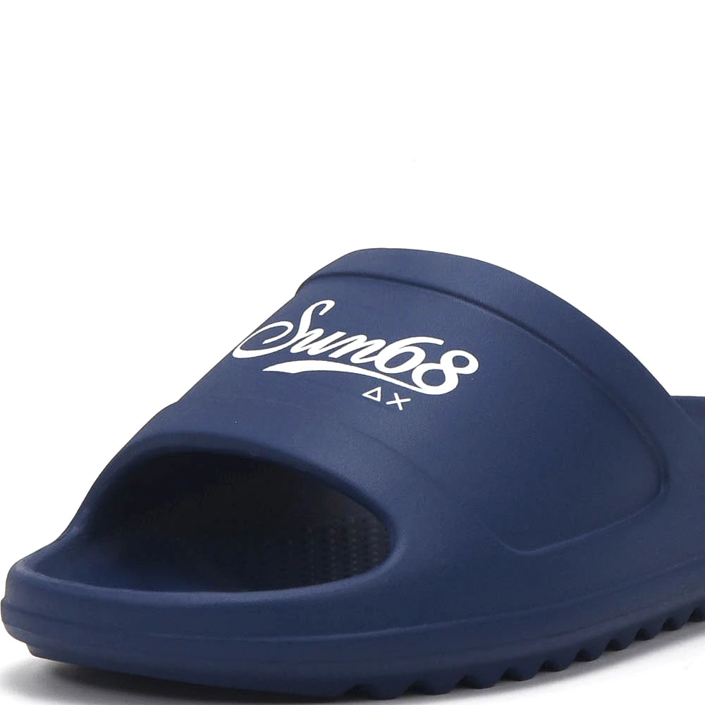 Sun68 Slippers Monoblock Bleu Marine — claquette original BirdNova Algérie