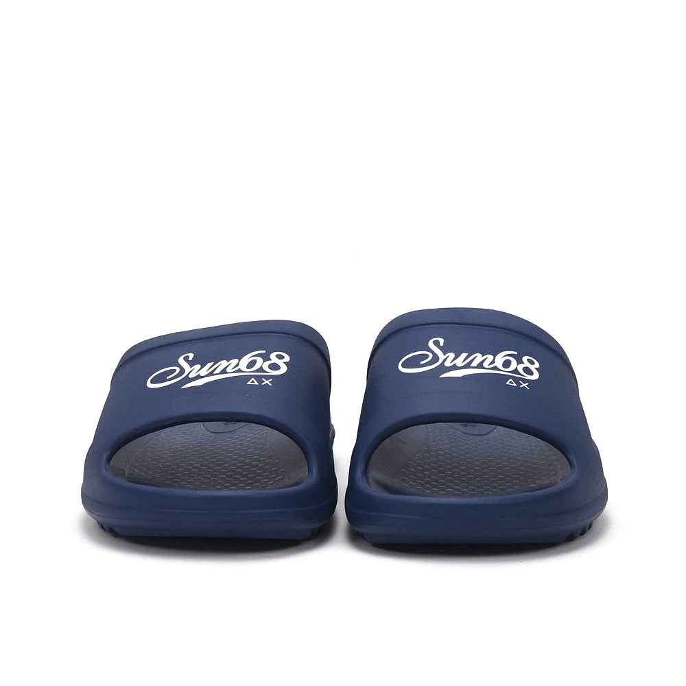 Sun68 Slippers Monoblock Bleu Marine — claquette original BirdNova Algérie