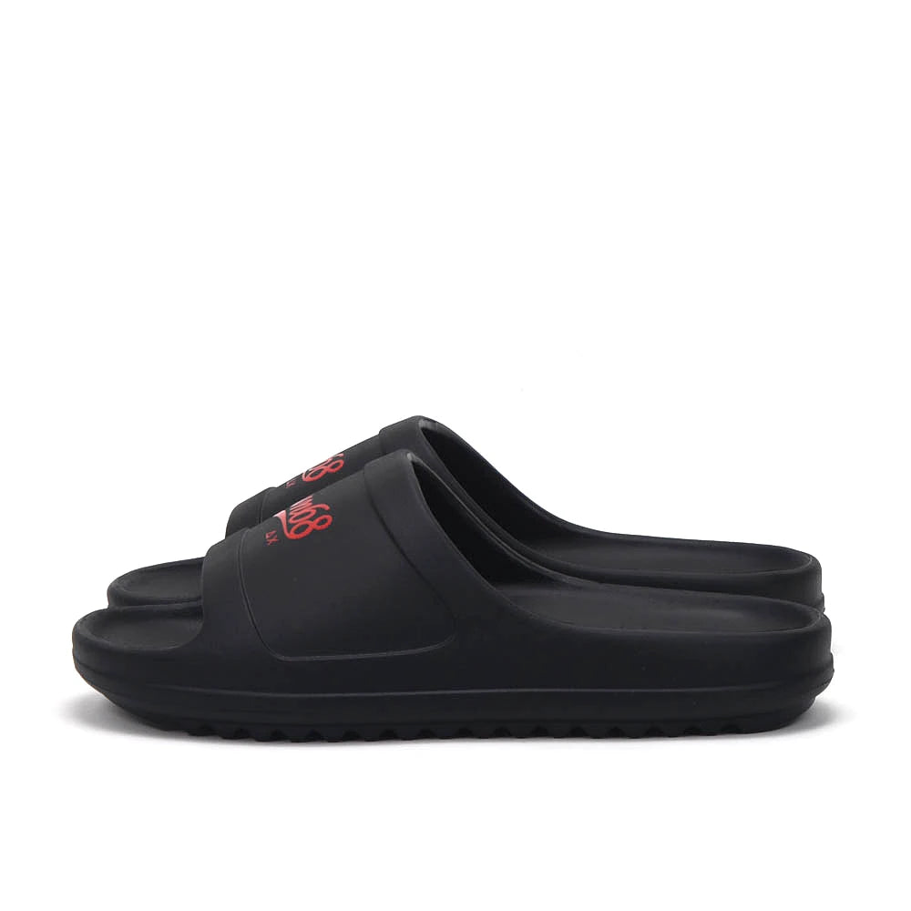 Sun68 Slippers Monoblock Noir logo rouge — claquette original BirdNova Algérie