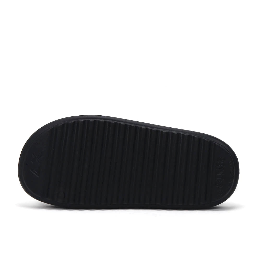 Sun68 Slippers Monoblock Noir logo rouge — claquette original BirdNova Algérie