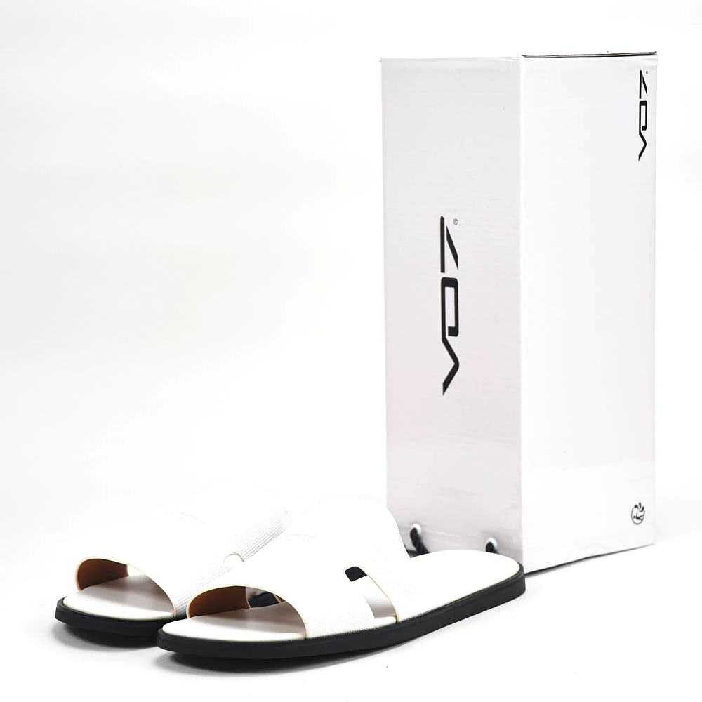 VO7 Mule Sahara Blanche avec boite originale - claquette homme authentique BirdNova Algerie