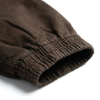 Poignet côtelé élastique du Depart Jogger Slim Marron — original BirdNova Algérie